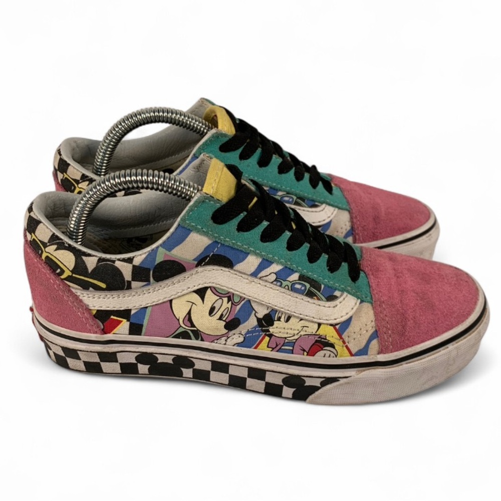 Disney Vans Old Skool x 80s Mickey Mouse Sneakers Mens 4 Womens 5.5 SK8 (S644)